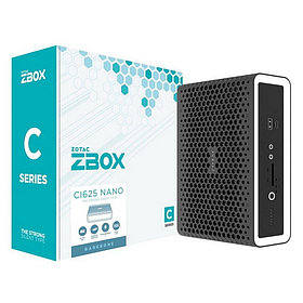 Неттоп ZOTAC ZBOX-CI625NANO ZOTAC ZBOX NANO, SFF, FANLESS, i3-1115G4, 2X DDR4 SODIMM, 2.5"SATAIII BAY, 2 GLAN,