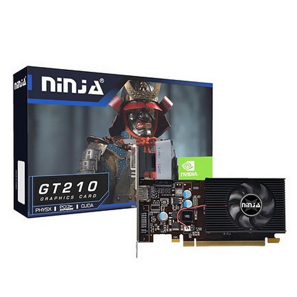 Видеокарта 512Mb PCI-E DDR3 SINOTEX Ninja NF21N5123F (RTL) D-Sub+DVI+HDMI GeForce GT210 - фото 1 - id-p220867790
