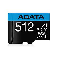 Карта памяти Micro SDXC 512 Gb A-DATA Premier (AUSDX512GUICL10A1-RA1) (512 ГБ, класс 10, UHS-I (класс U1),