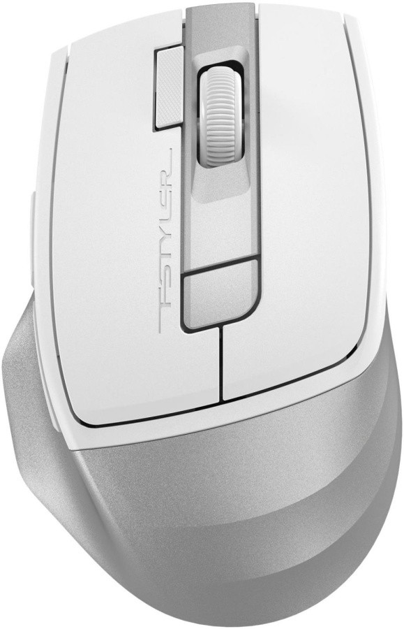 Мышь A4Tech Fstyler FG45CS Air белый/серебристый оптическая (2000dpi) silent беспроводная USB для ноутбука - фото 1 - id-p220874655