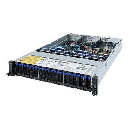 Платформа системного блока Gigabyte R282-Z91 2U, 2x Epyc 7002/7003, 32x DIMM DDR4, 24x 2.5" SAS/SATA, 2x 1Gb/s, фото 2