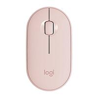 Мышь Logitech Мышь беспроводная Logitech Pebble M350 Pink розовая, оптическая, 1000dpi, 2.4GHz, USB-ресивер,