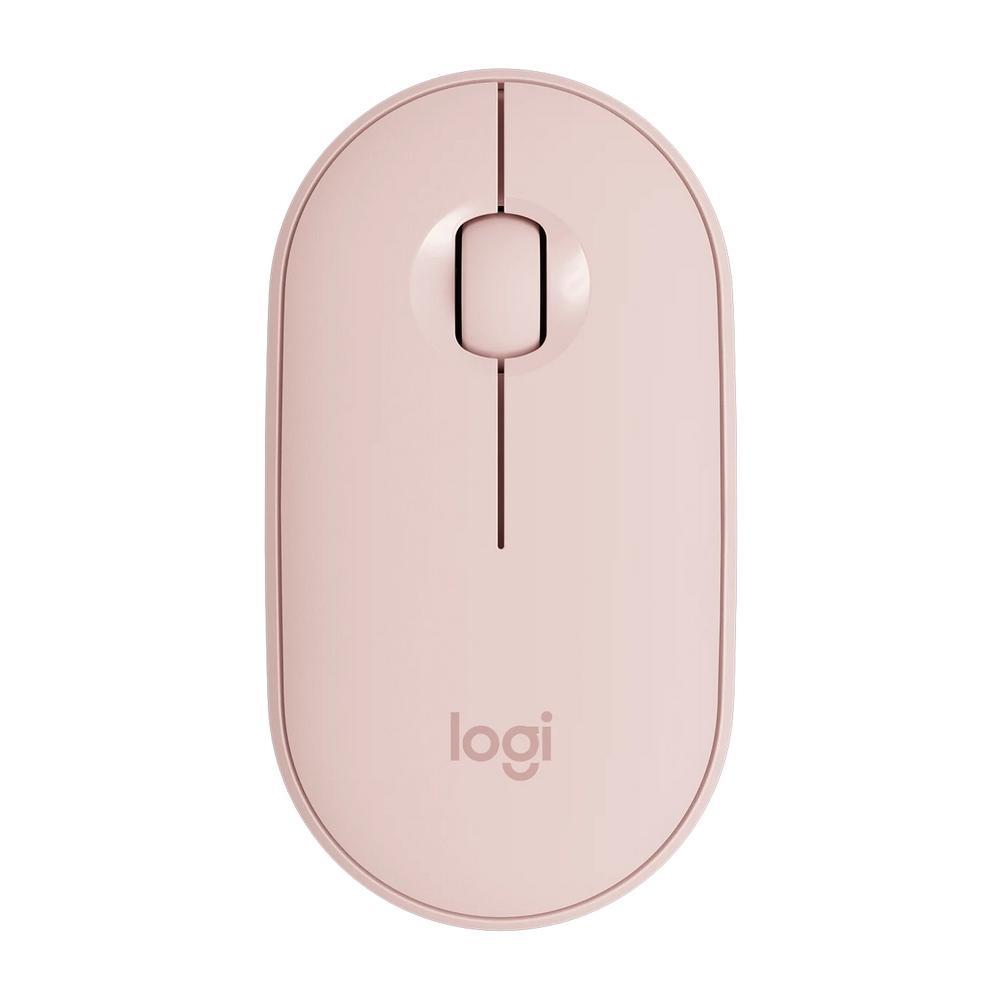 Мышь Logitech Мышь беспроводная Logitech Pebble M350 Pink розовая, оптическая, 1000dpi, 2.4GHz, USB-ресивер, - фото 1 - id-p220871742