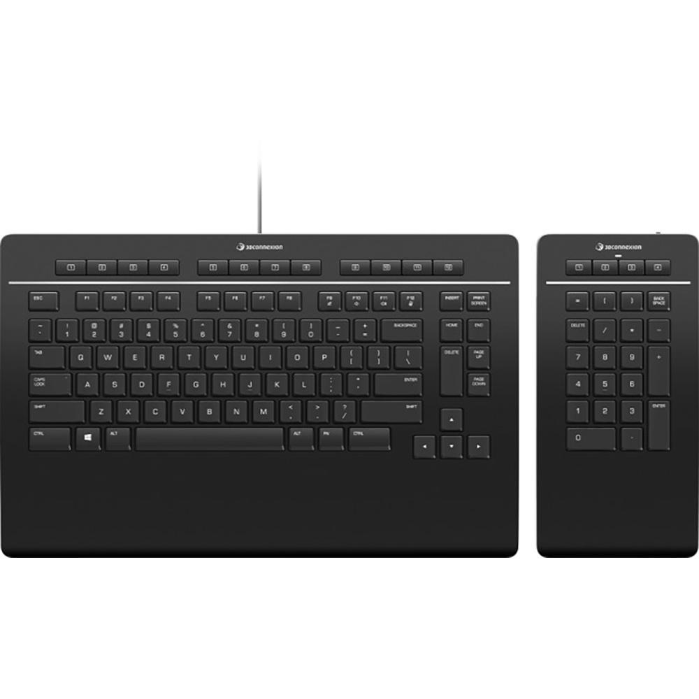 Клавиатура 3DConnexion 3DX-700092 3Dconnexion Keyboard Pro with Numpad, US-International (QWERTY) {5} (341214) - фото 1 - id-p220871762