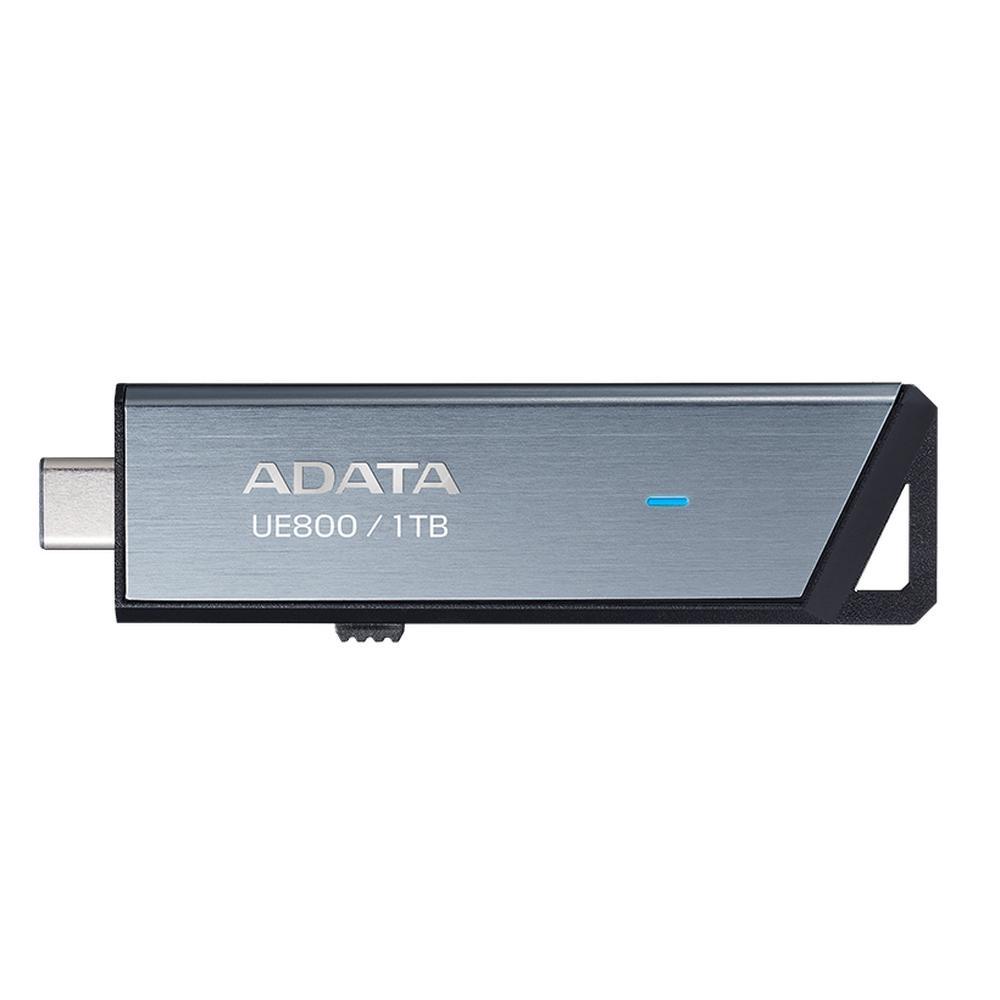 Флешка A-DATA Elite UE800, 1Tb, USB Type-C, Серебристый AELI-UE800-1T-CSG - фото 1 - id-p220866883