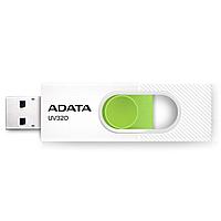 Флешка A-DATA UV320, 512Gb, USB 3.2, Белый/Зеленый AUV320-512G-RWHGN