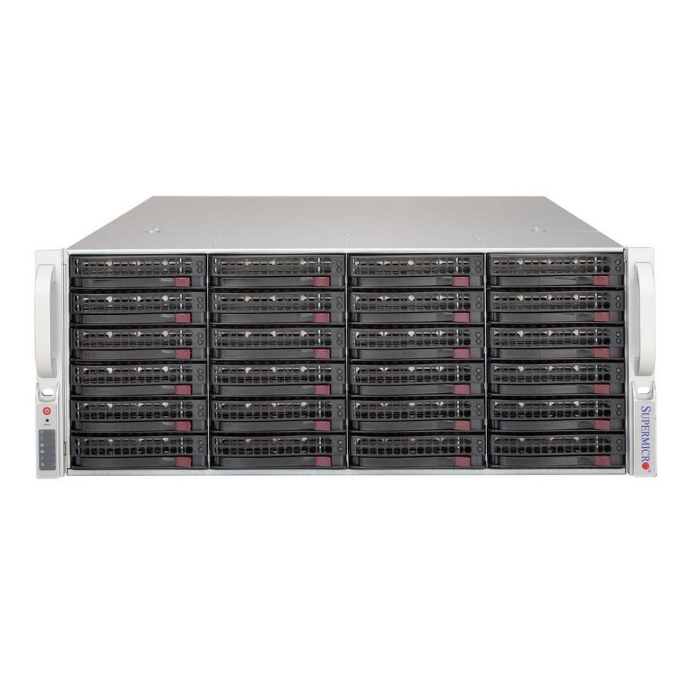 Серверный корпус SuperMicro CSE-846BE2C-R609JBOD 4U, 24x 3.5" hot-swap HDD - фото 1 - id-p220866648