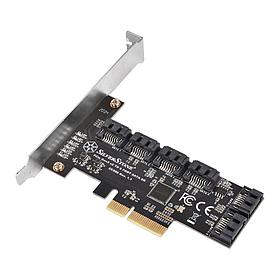 Контроллер Silverstone G46ECS060000010 6 Ports SATA Gen3 (6Gbps) Non-RAID PCI Express Gen3 x2 card 6 Ports