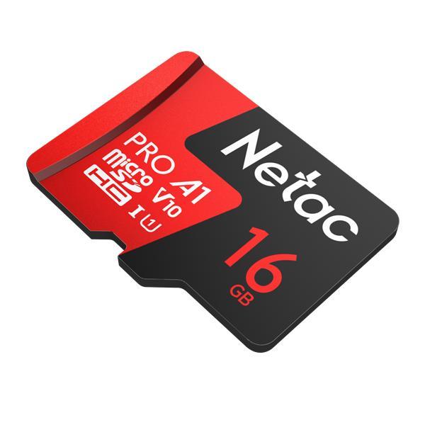 Флеш-накопитель NeTac Карта памяти Netac MicroSD card P500 Extreme Pro 16GB, retail version w/SD adapter - фото 1 - id-p220873600