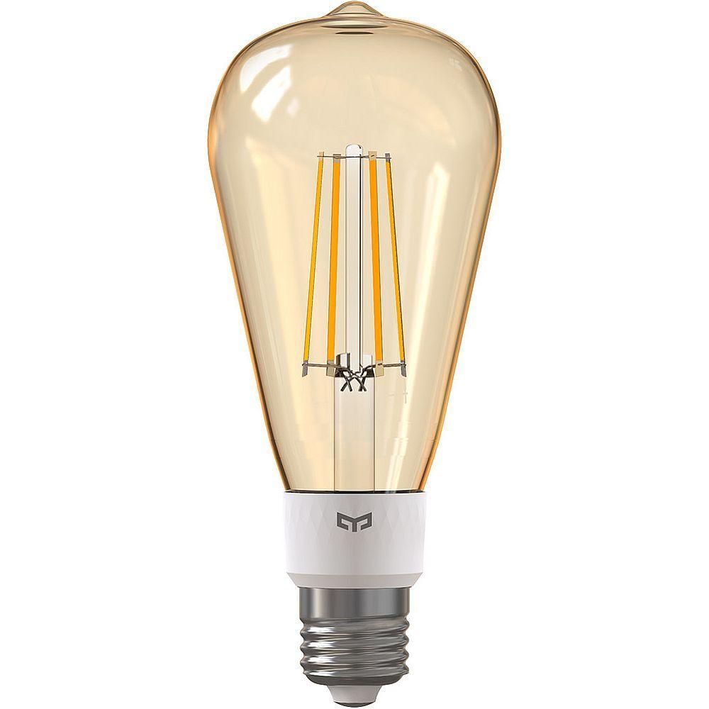 Умная филоментовая LED лампочка E27 Yeelight Smart LED Filament Bulb ST64 - фото 1 - id-p220871935