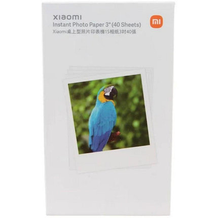 Бумага для фотопринтера Xiaomi Instant Photo Paper 3" (40 Sheets) BHR6756GL, фото 2