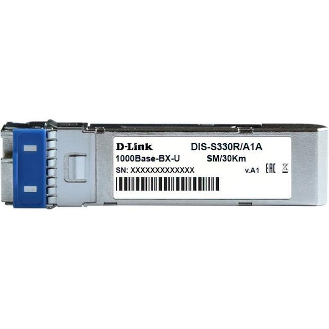 Трансивер D-LINK DIS-S330R Industrial WDM SFP Transceiver, 1000Base-BX-U, Simplex LC, TX: 1310nm, RX: 1550nm, - фото 1 - id-p220873105