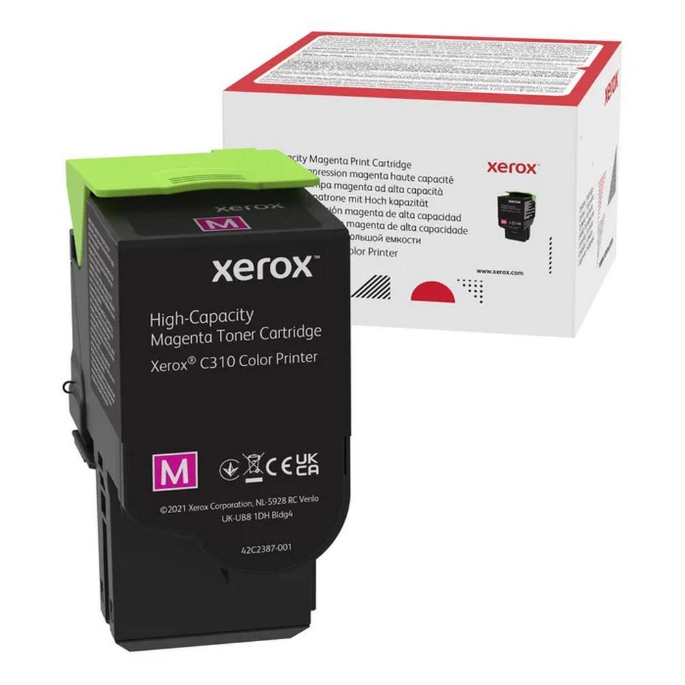 Картридж Xerox Пурпурный картридж с тонером емкости (5 500 страниц) Xerox C310/C315 Xerox Toner Magenta - фото 1 - id-p220870888