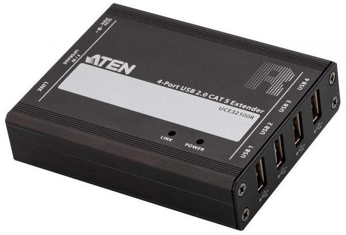 Удлинитель ATEN 4-Port USB 2.0 CAT 5 Extender (up to100m) - фото 1 - id-p220873113