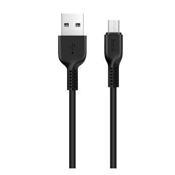 Кабель Hoco X13 Micro 1M Black Кабель USB 2.0 AM-- Micro-B 1м, фото 2