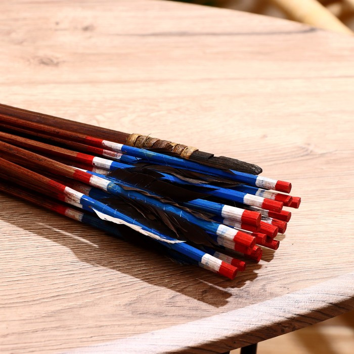 Сувенир Лук со стрелами из бамбука 125х65х3 см - фото 8 - id-p220875327