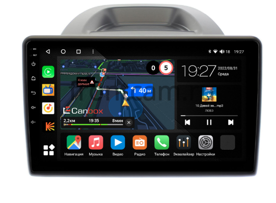 Штатная магнитола canbox для Ford Ecosport (2014+) на Android 10 (4G-SIM, 4/64, DSP, QLed)