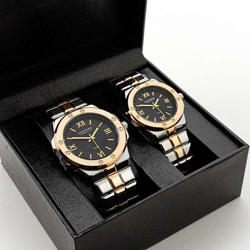 Парные часы для влюбленных CHOPARD A332G в подарочной коробке - фото 1 - id-p220878558