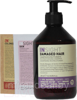 Набор косметики для волос Insight Damaged Hair Шампунь Restructurizing+Шамп PMIN008+Гель PMIN020 - фото 1 - id-p220879336
