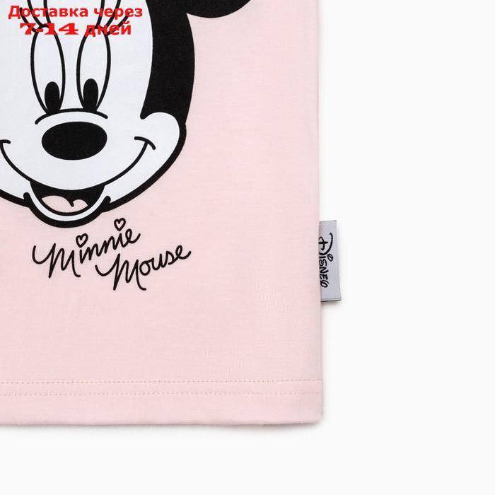Футболка детская Disney "Minnie Mouse", рост 110-116 (32), розовый МИКС - фото 2 - id-p220798657