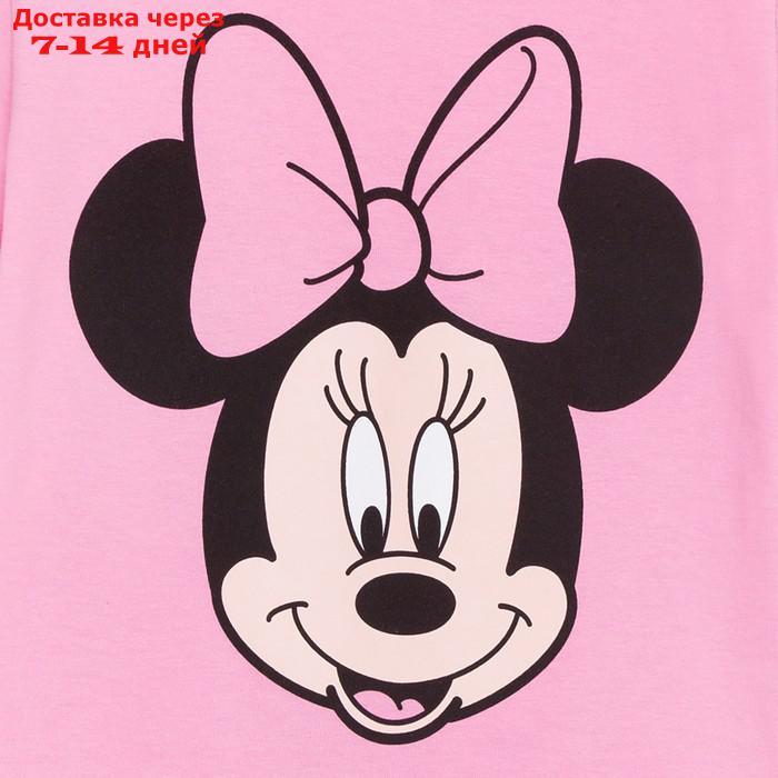 Футболка Disney "Минни", рост 122-128 (34), розовый - фото 3 - id-p220798753