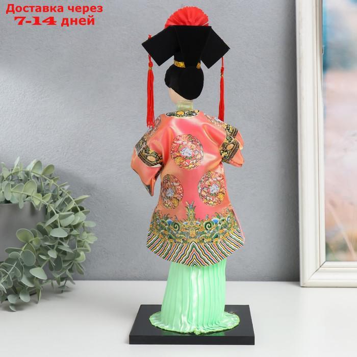 Кукла коллекционная "Китаянка в традиционном наряде с опахалом" 33,5х12,5х12,5 см - фото 3 - id-p220798763