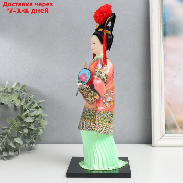 Кукла коллекционная "Китаянка в традиционном наряде с опахалом" 33,5х12,5х12,5 см - фото 4 - id-p220798763