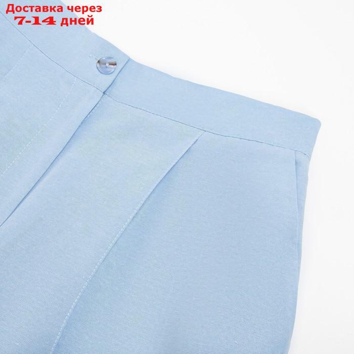 Комплект женский (блузка, шорты) MINAKU: Casual Collection цвет голубой, р-р 42 - фото 10 - id-p220801970