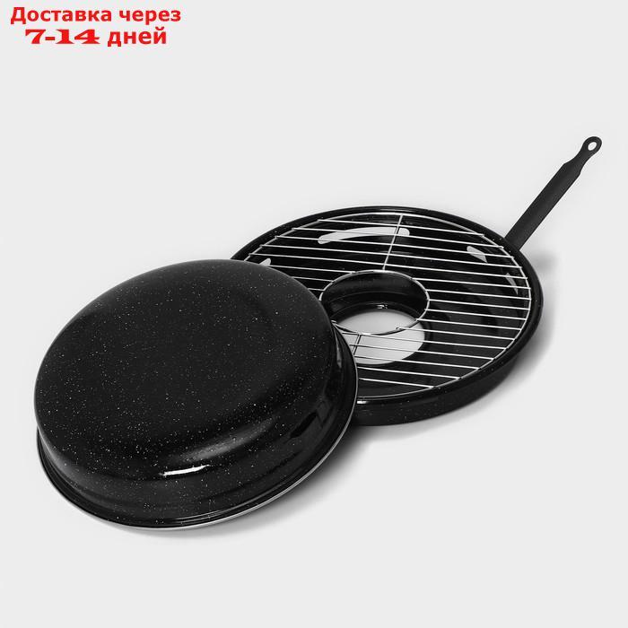 Сковорода- гриль Healthy grill, d=33 см, антипригарное покрытие - фото 3 - id-p220800109