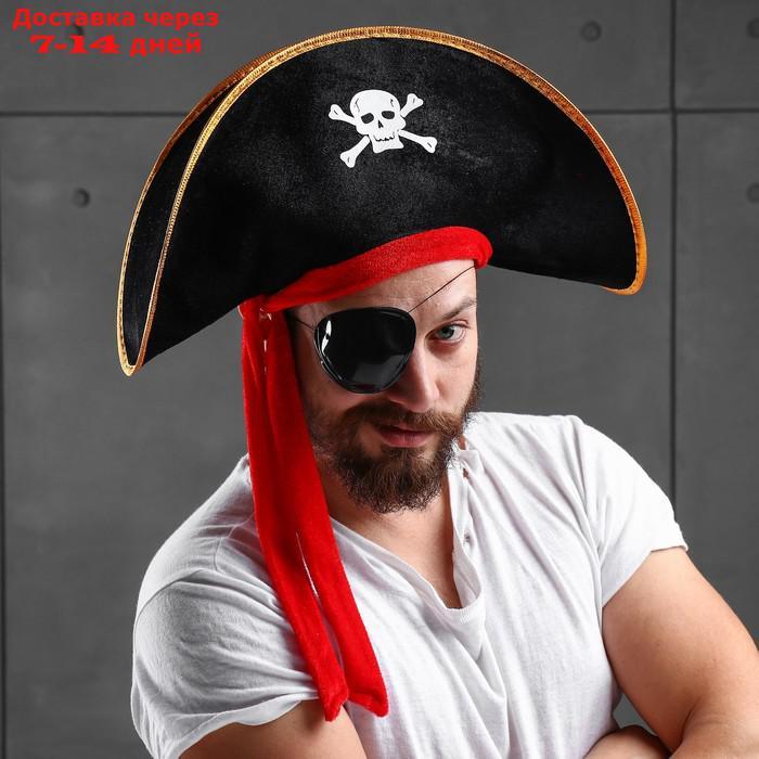 Карнавальная шляпа "Пират", р-р. 56-58 - фото 1 - id-p220800139