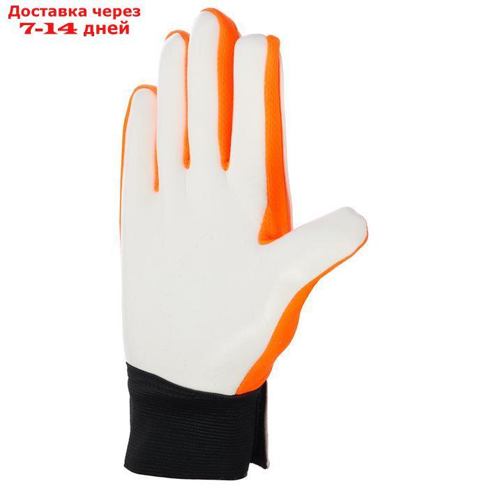 Перчатки вратарские, размер 5, цвет оранжевый - фото 2 - id-p220800382