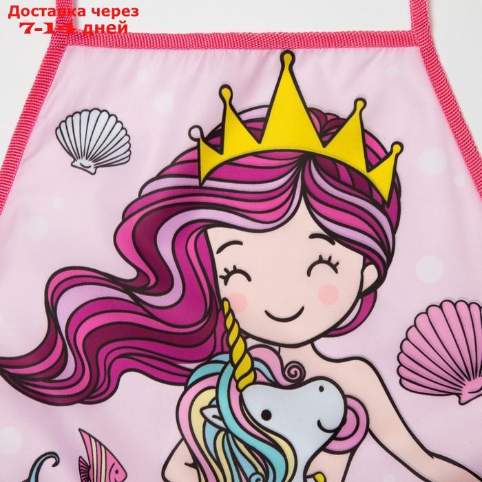 Набор детский для творчества Collorista "Mermaid" фартук 49 х 39 см и нарукавники - фото 3 - id-p220800926