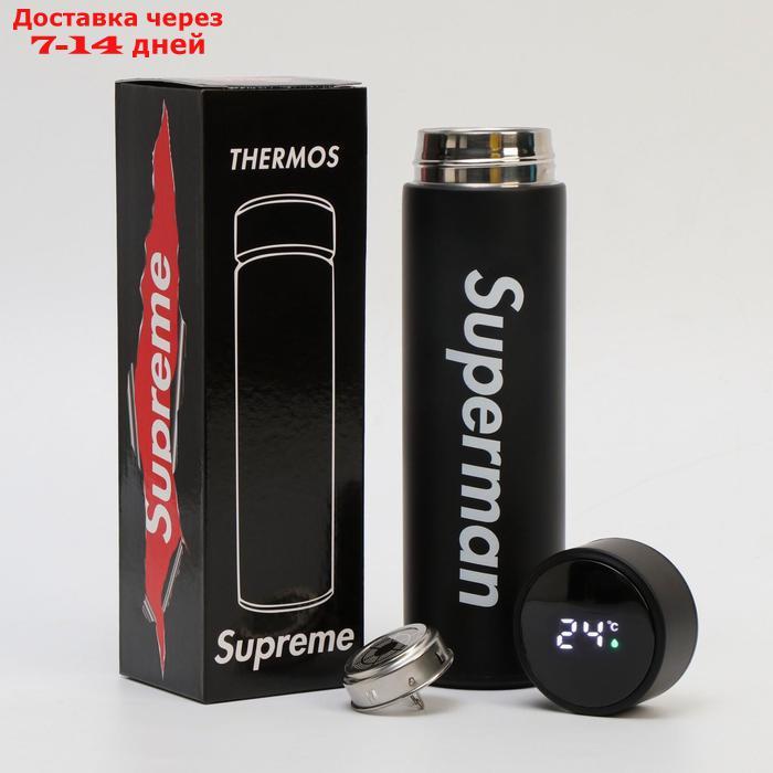 Термос Supreme "Superman" c электронным термометром, 450 мл - фото 2 - id-p220800986