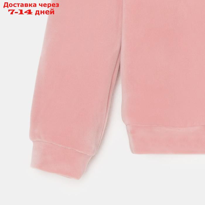 Костюм детский (толстовка, брюки) KAFTAN "Basic line" р.32 (110-116), розовый - фото 2 - id-p220801516