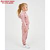 Костюм детский (толстовка, брюки) KAFTAN "Basic line" р.32 (110-116), розовый, фото 3