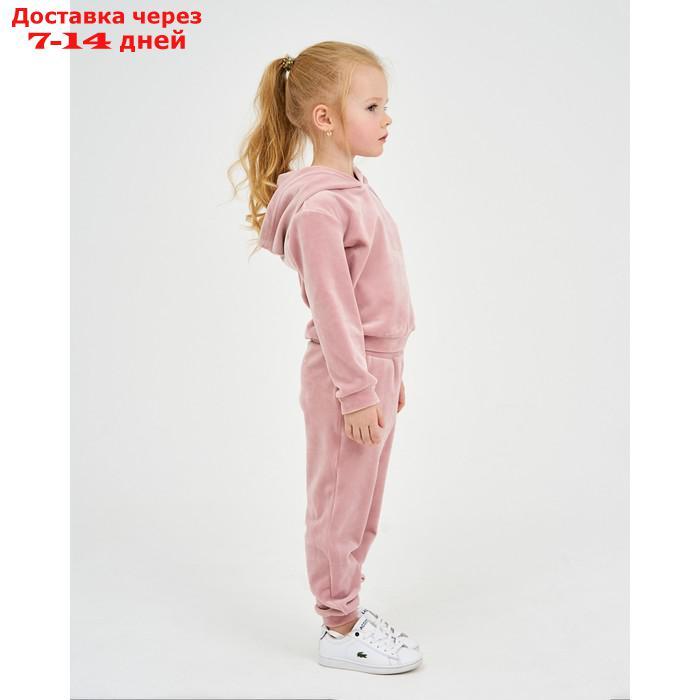 Костюм детский (толстовка, брюки) KAFTAN "Basic line" р.32 (110-116), розовый - фото 3 - id-p220801516