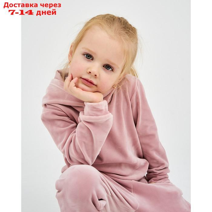 Костюм детский (толстовка, брюки) KAFTAN "Basic line" р.32 (110-116), розовый - фото 8 - id-p220801516
