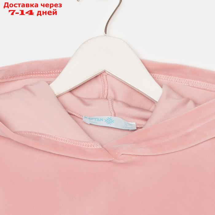 Костюм детский (толстовка, брюки) KAFTAN "Basic line" р.32 (110-116), розовый - фото 10 - id-p220801516