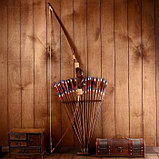 Сувенир Лук со стрелами из бамбука 125х65х3 см, фото 9