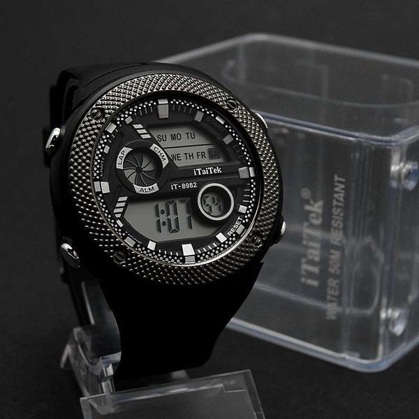 Шикарные наручные водозащищенные часы ITAITEK IT-8982 в подарочной коробке - фото 4 - id-p220884703