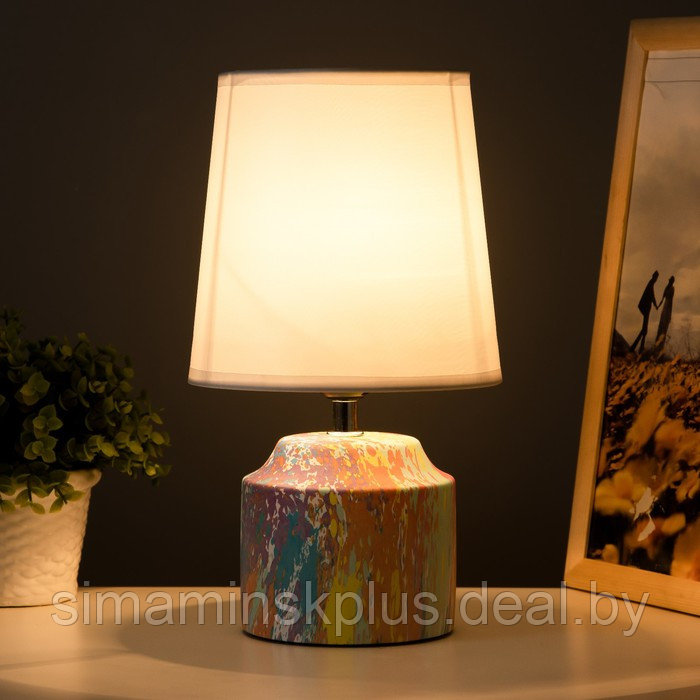 Настольная лампа "Колет" Е27 40Вт разноцветный 16,5х16,5х29 см - фото 2 - id-p220884530