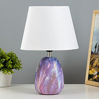 Настольная лампа "Косетт" Е27 40Вт фиолетовый 22,5х22,5х32,5 см