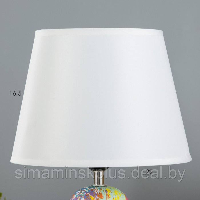 Настольная лампа "Косетт" Е27 40Вт разноцветный 22,5х22,5х32,5 см - фото 3 - id-p220884536
