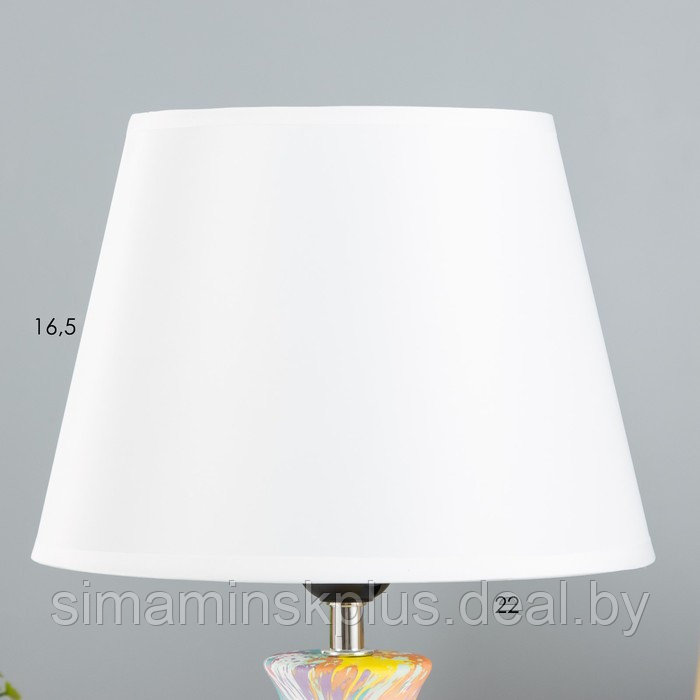 Настольная лампа "Корин" Е27 40Вт разноцветный 22,5х22,5х32,5 см - фото 3 - id-p220884540