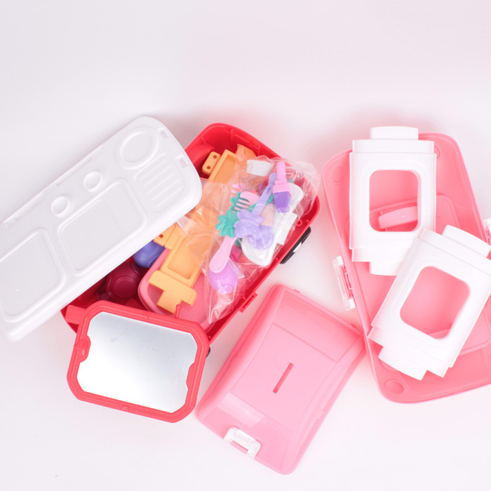 Игровой набор машина розовая 2 в1 Make up SR-T-10 - фото 2 - id-p220884768