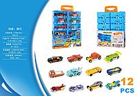 Набор металлических машинок в кейсе Hot Wheels (Хот Виллс) 12 шт 888-35 к