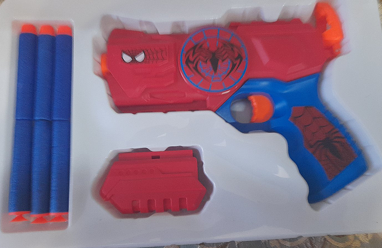 Бластер пистолет человека-паука Spiderman 1107 - фото 2 - id-p220886001