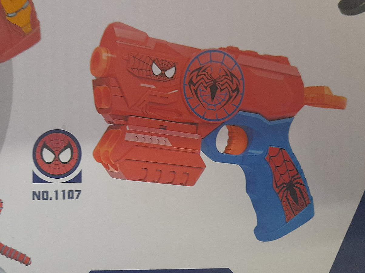 Бластер пистолет человека-паука Spiderman 1107 - фото 1 - id-p220886001