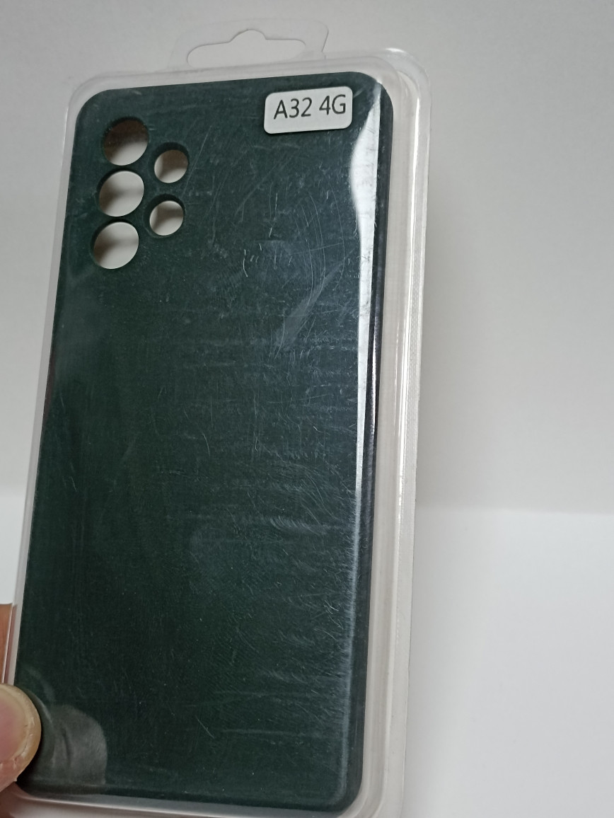 Чехол Samsung A32 SILICON CASE зеленый (ХАКИ) - фото 1 - id-p220886131
