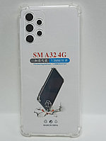 Чехол Samsung A32 силикон прозрачный с усиленными углами